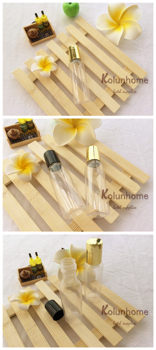40ml hotel tall cosmetic bottle with screw cap