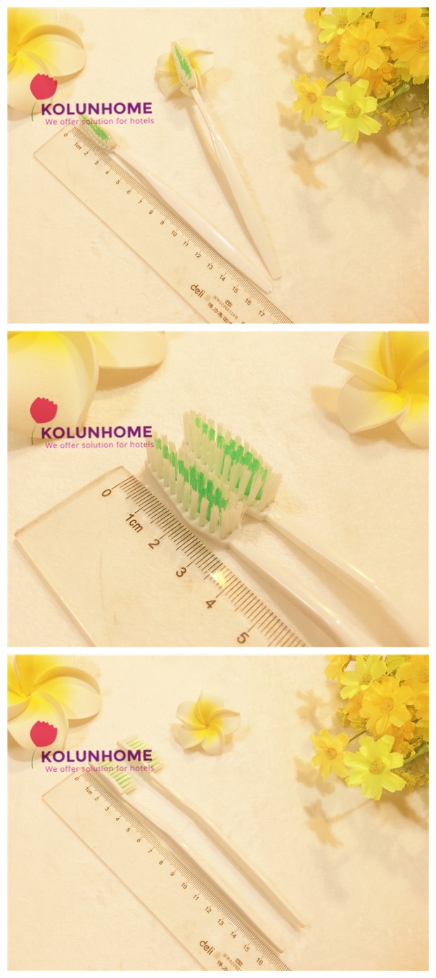 175mm white diamond head toothbrush